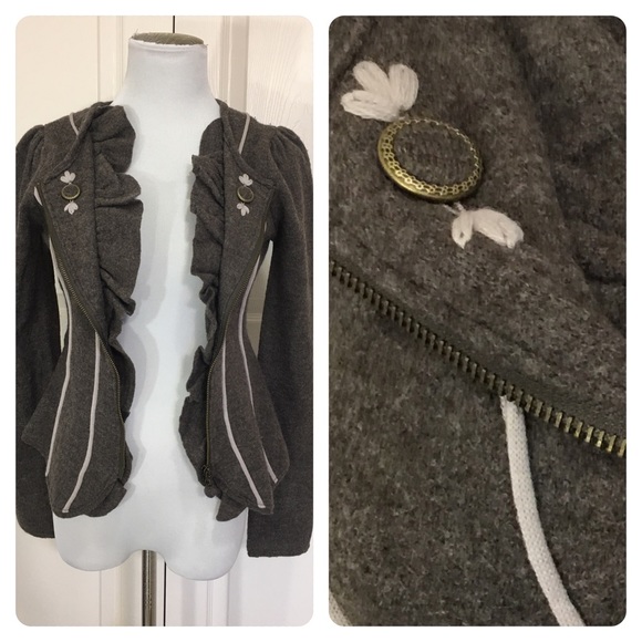 New Anthropologie Charlie & Robin wool sweater - Picture 4 of 7